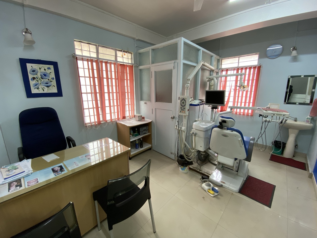 Clinical consultation and treatment in progress