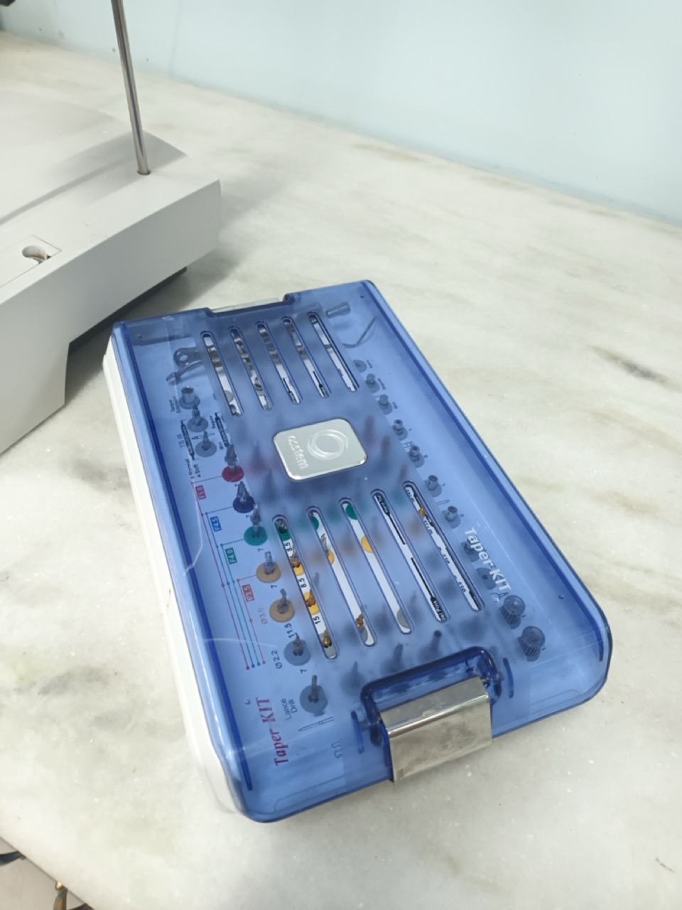 Dental implant kit with various surgical instruments