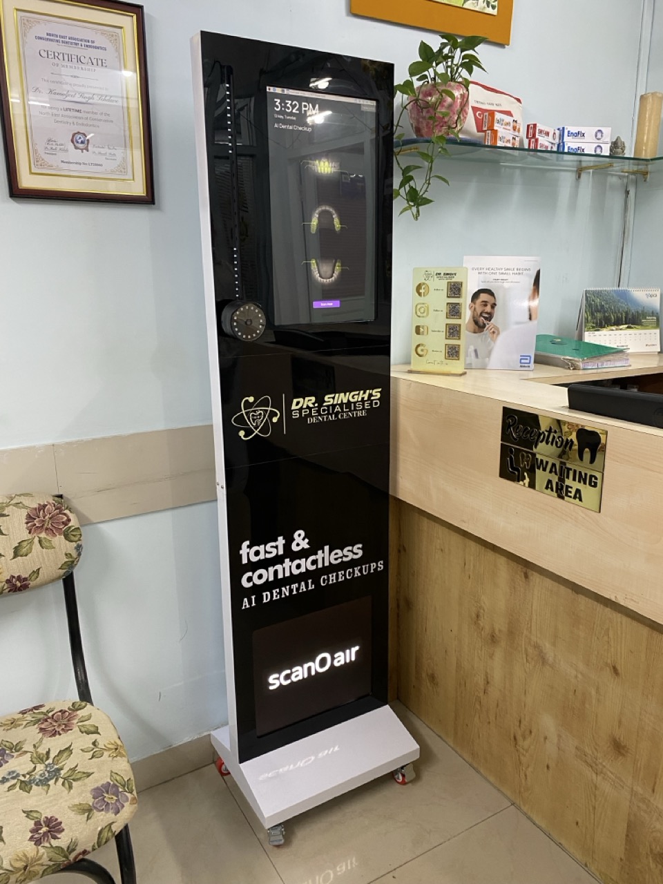 ScanO Air in use at Dr. Singh's Dental Centre — view 1
