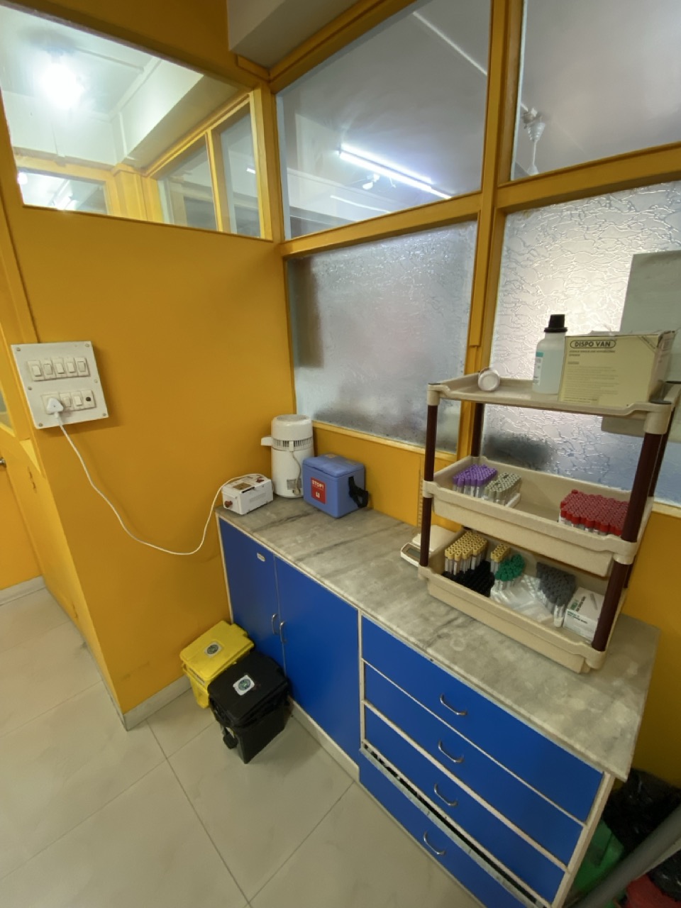 Tool station and storage in clinic